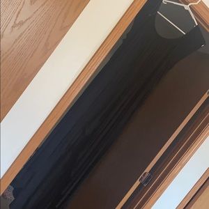 Black high low romper